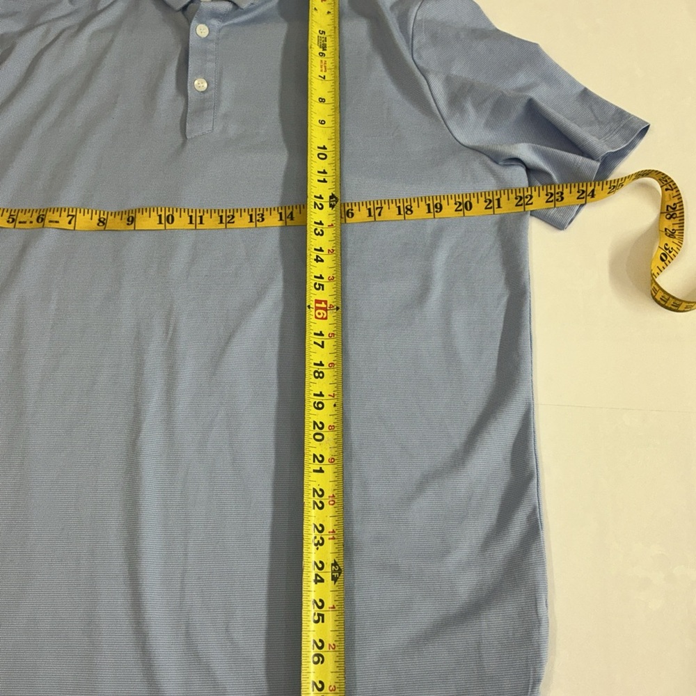 ambition Men's Pale Blue Polo Shirt - Picture 3 of 3